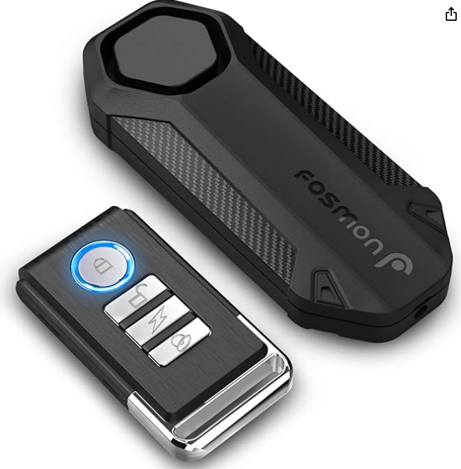 113db Trailer Alarm with Remote, Motion Sensor SOS Alarm, IP65 Waterproof Anti Theft Alarm System, Wireless Siren